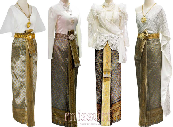 ชุดไทยประยุกต์เป็นชุดไทยที่สามารถเเมทช์กับผ้าถุงได้ง่ายเพราะเน้นเพียงเเค่สีตรงธีมงาน เเละเหมาะกับธีมงาน