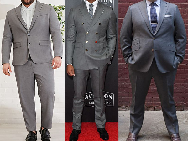 เลือกเป็นสีเทาเข้มสำหรับชุดสูทผู้ชายอ้วนจะทำให้ดูสมาร์ทเเละดูเพรียมมากขึ้น