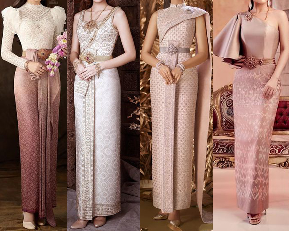 ชุดไทยสำหรับคนผอมสามารถใส่ได้หลายแบบ สไตล์เรียบหรู และโดดเด่น