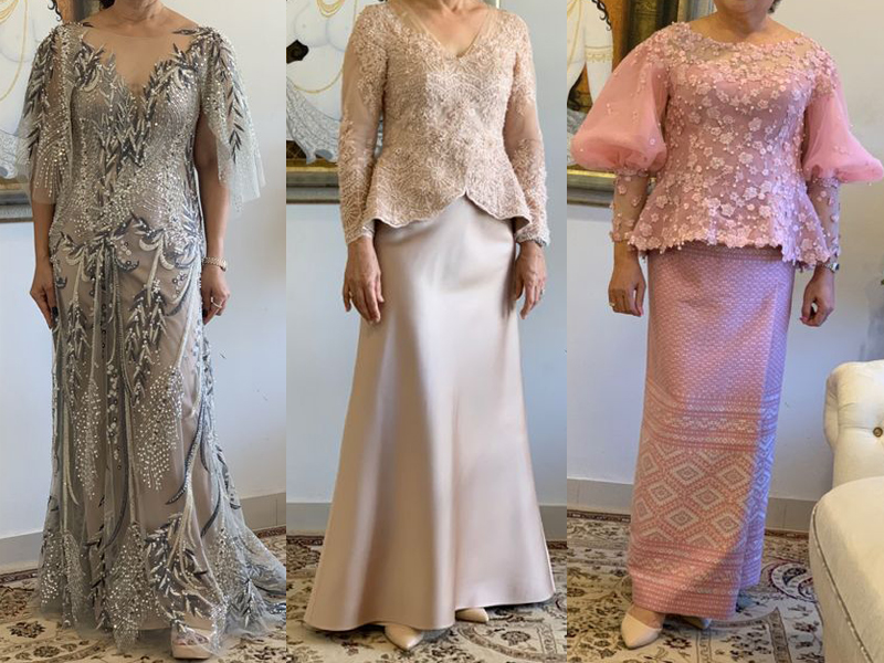 ลูกไม้แบบเรียบหรู หรือชุดงานเช้าจะเน้นเป็นทรงที่ไม่เข้ารูปจนเกินไป