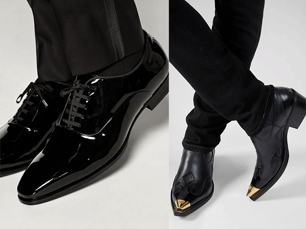 รองเท้าสีดำเป็นสีพื้นฐานที่หลายๆคนเลือกที่จะสวมใส่ เพราะเป็นสีที่สามารถเเมทช์เข้าได้กับทุกชุด
